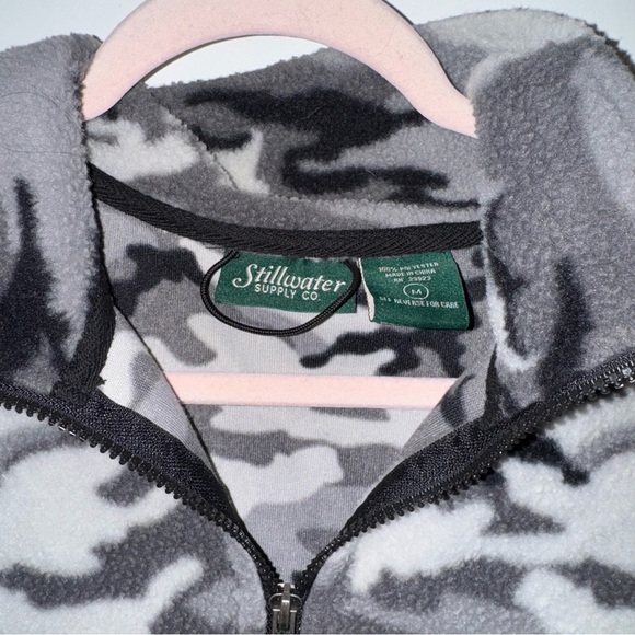 Stillwater Supply Co Camo Zip Up Fleece Jacket - Picture 2 of 2